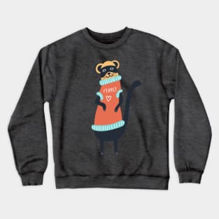 Funny Ferret Crewneck Sweatshirt